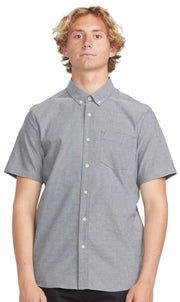 Volcom Everett Oxford SS Button Down Shirt - Black