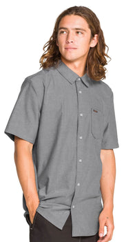Volcom Everett Oxford II Men's Short Sleeve Button Down Shirt - Black