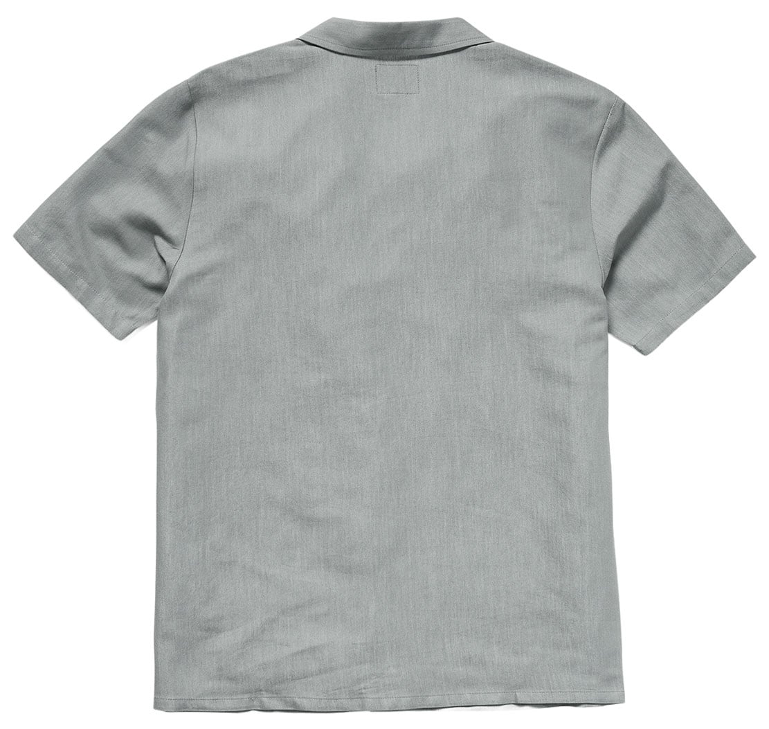 Volcom Otis Stone Men's Short Sleeve Button Down Shirt - Tradewinds – back view