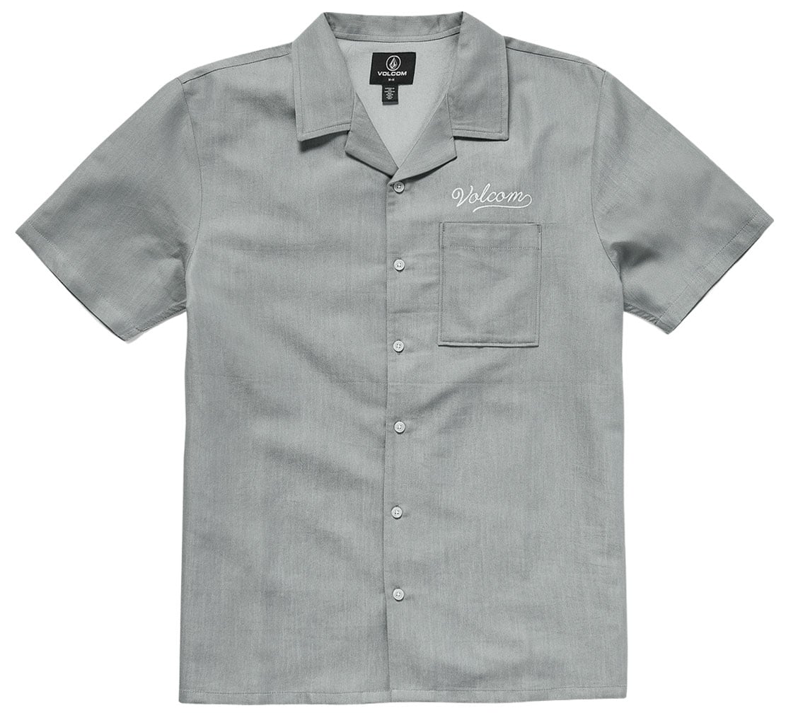 Volcom Otis Stone Men's Short Sleeve Button Down Shirt - Tradewinds