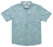 Salty Crew Flagship UV SS Button Down Shirt - Marine