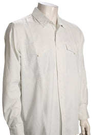 Quiksilver Waterman Skipper Woven LS Button Down Shirt - Off White Skipper