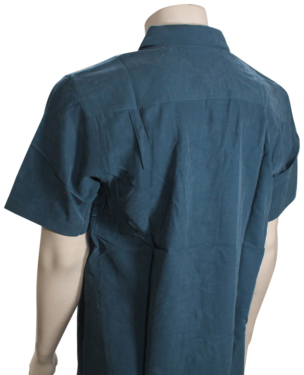 Quiksilver Waterman Offshore SS Button Down Shirt - Majolica Blue – back view