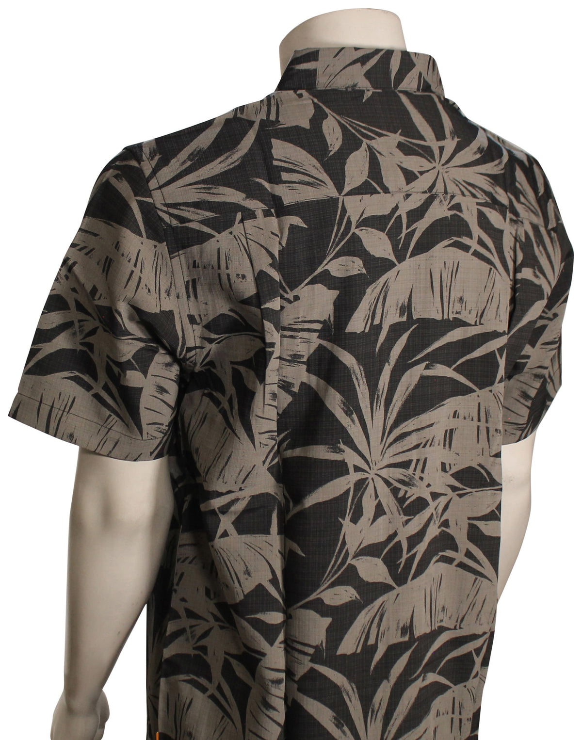 Quiksilver Waterman Nature Made SS Button Down Shirt - Black Nature Made – back view