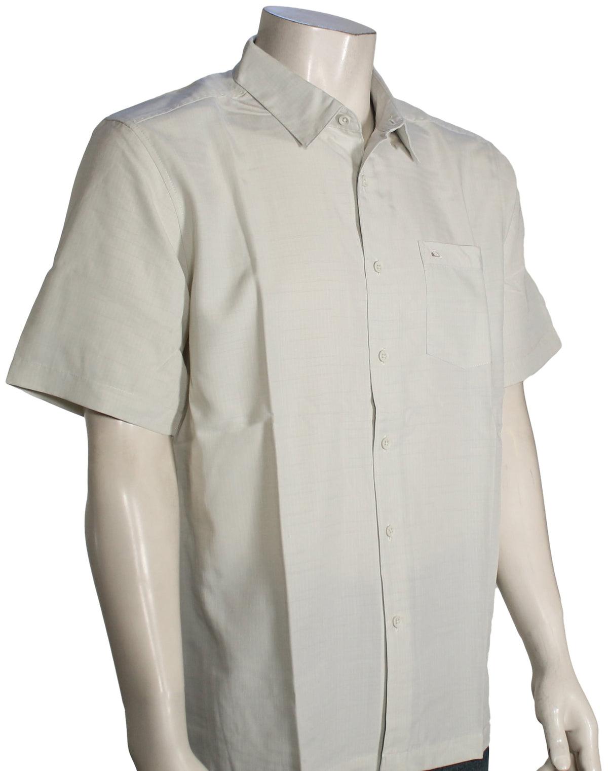 Quiksilver Waterman Centinela Button Down Shirt - Silver Birch Centinella