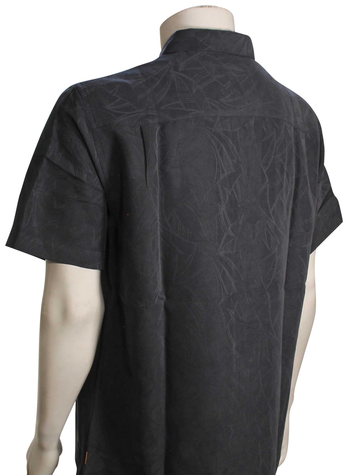 Quiksilver Waterman Island Jungle Button Down Shirt - Phantom – back view