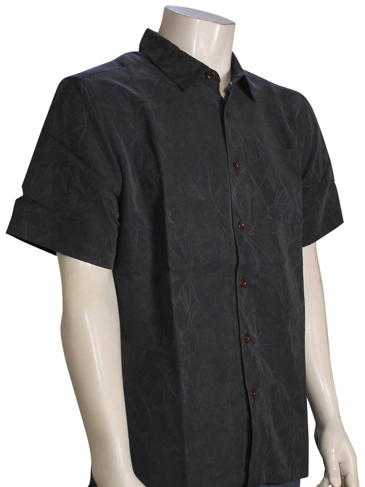 Quiksilver Waterman Island Jungle Button Down Shirt - Phantom