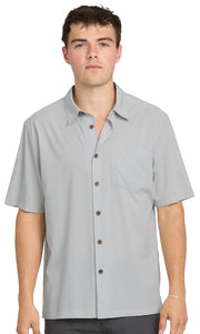 Quiksilver Waterman Chaser Woven Short Sleeve Button Down Shirt - High Rise