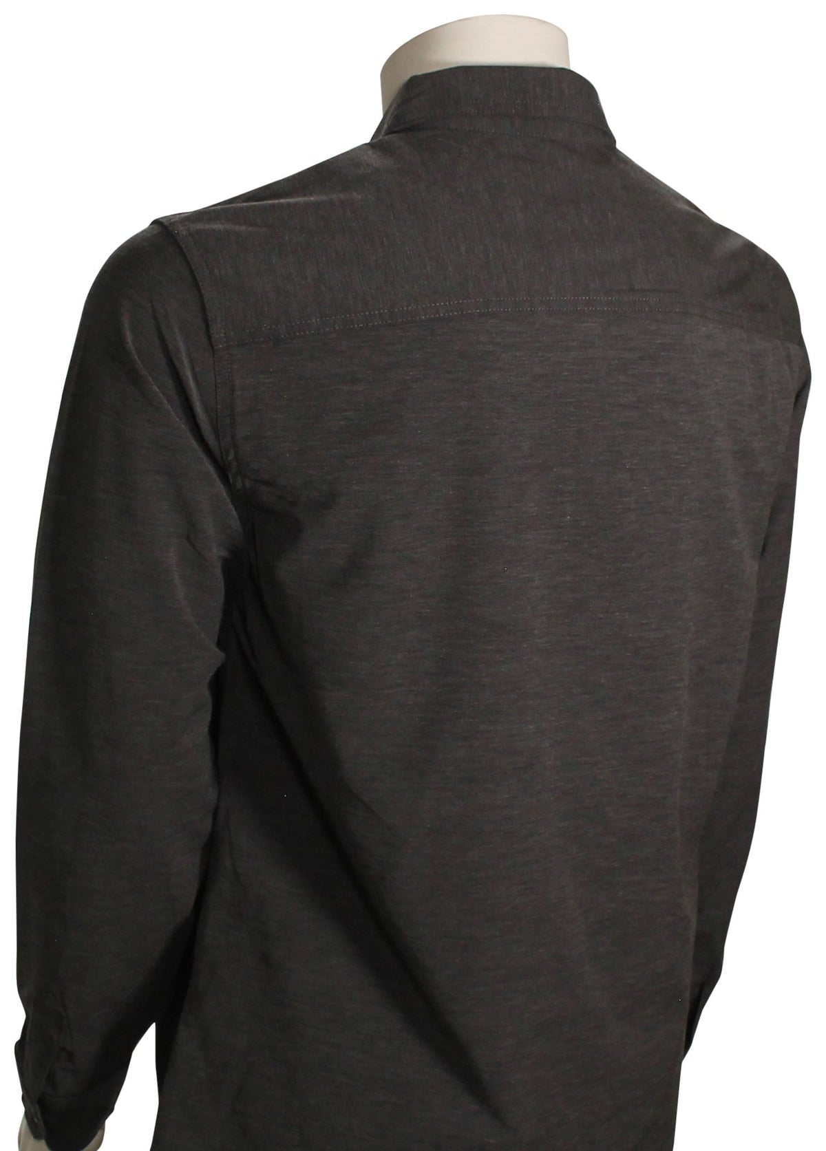 Billabong Surftrek LS Button Down Shirt - Black – back view