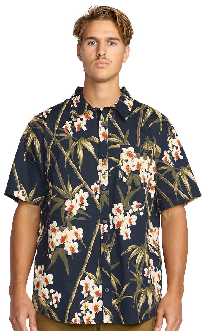 Billabong Sundays SS Button Down Shirt - Black