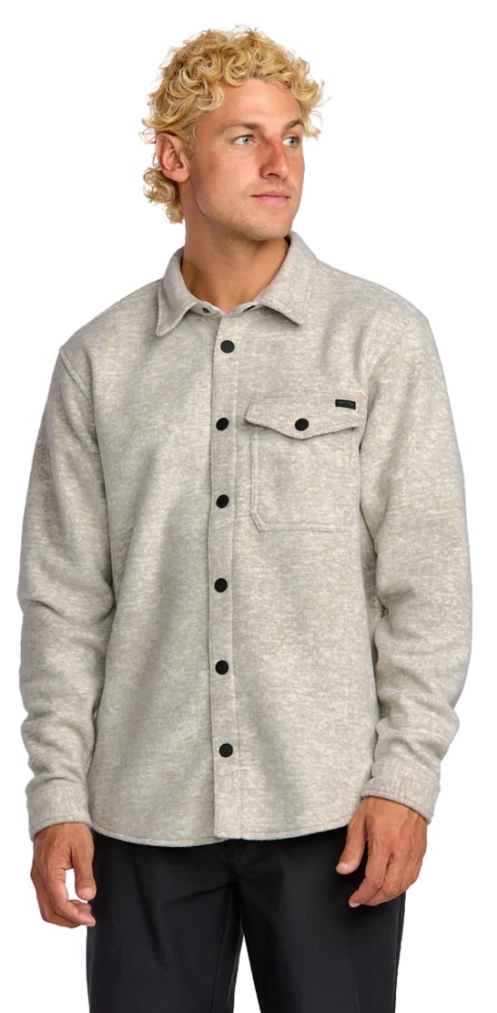 Billabong Furnace Flannel Long Sleeve Shirt - Gravel