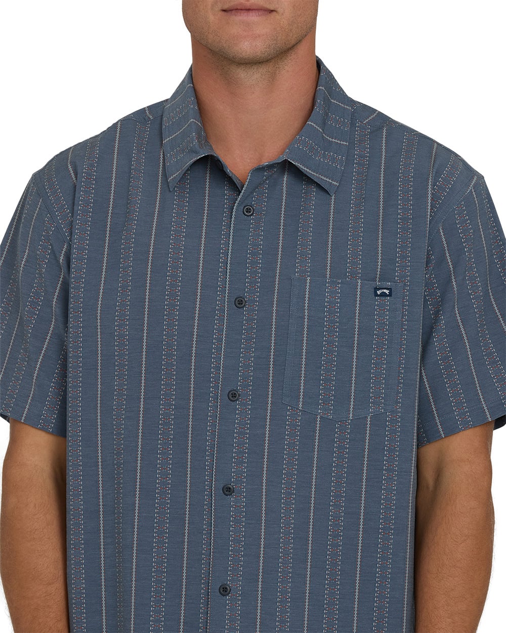 Billabong A/Div Surftrek Transit Men's Short Sleeve Button Down Shirt - True Navy – alternate view 1