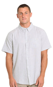 Billabong All Day Men's Short Sleeve Button Down Shirt - Alloy