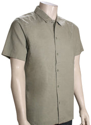Rhythm Classic Linen SS Button Down Shirt - Seafoam