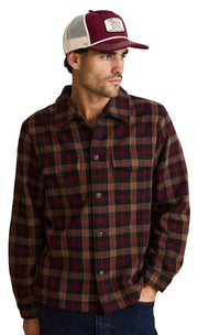 Rhythm Polar Bond Men's Long Sleeve Flannel Shirt - Vintage Black