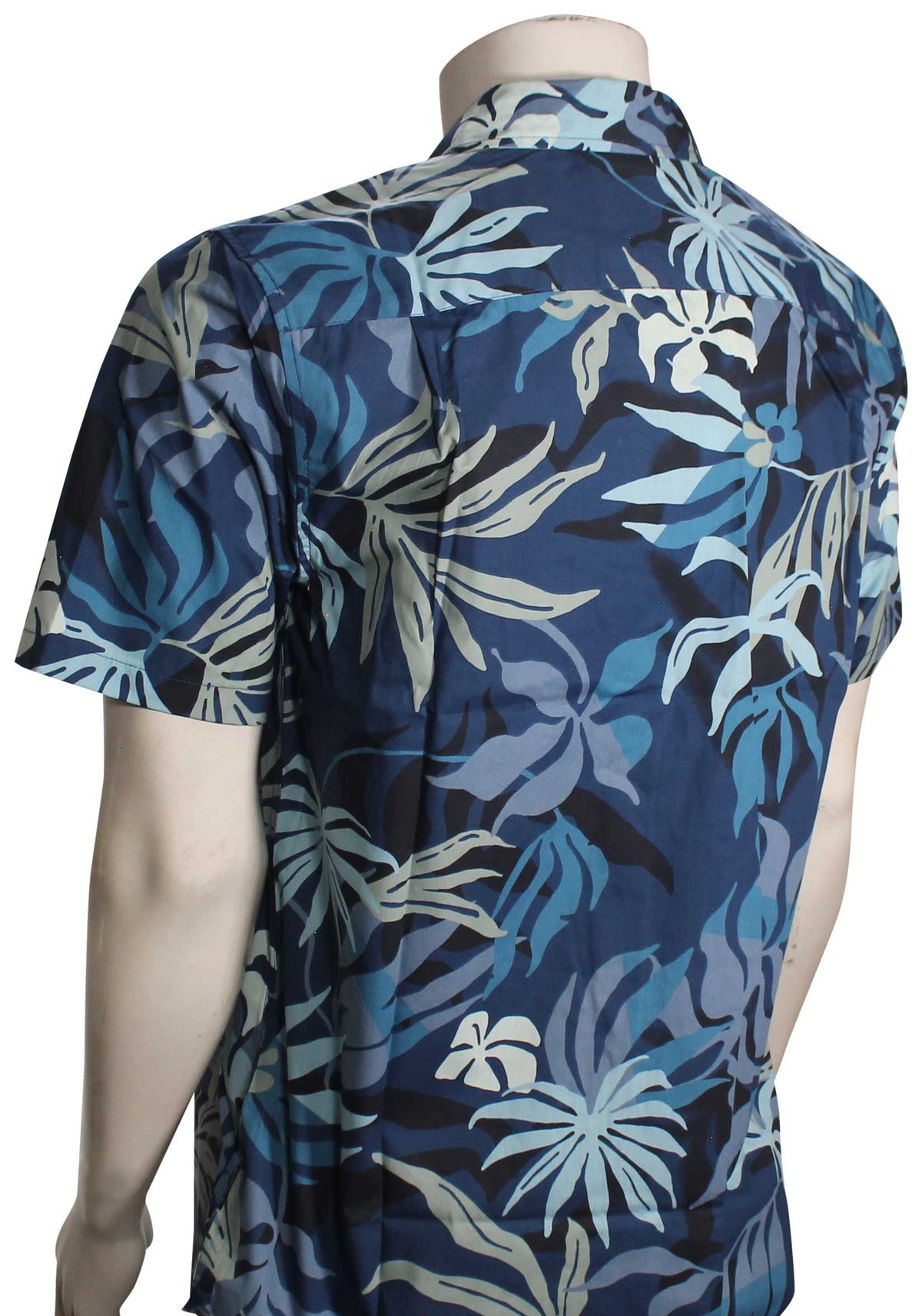 Quiksilver Blueweed Classic SS Button Down Shirt - Navy – back view