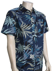 Quiksilver Blueweed Classic SS Button Down Shirt - Navy