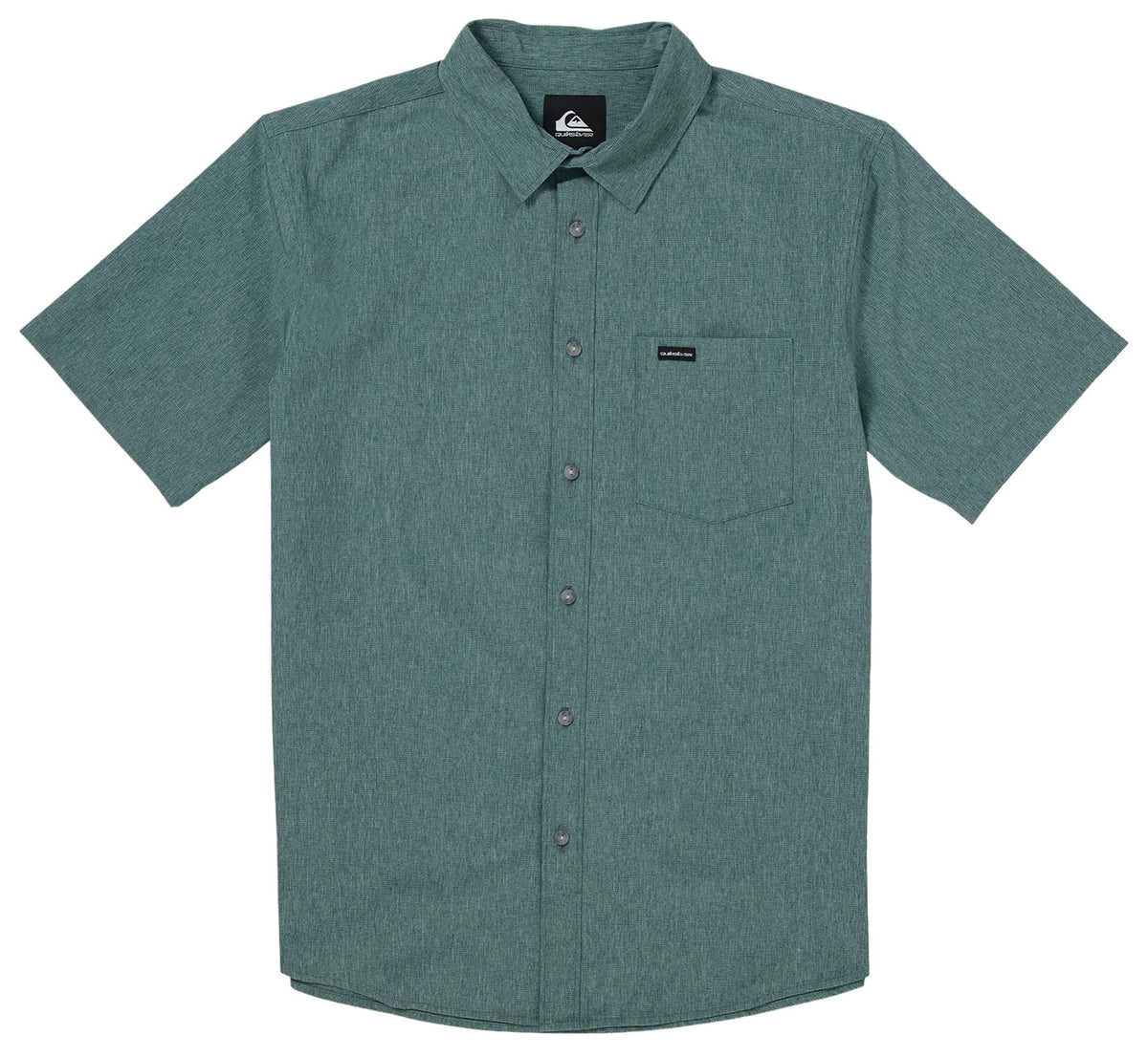 Quiksilver Ridgeport Tech Classic UPF Men's Short Sleeve Button Down Shirt - Mediterranea – alternate view 1