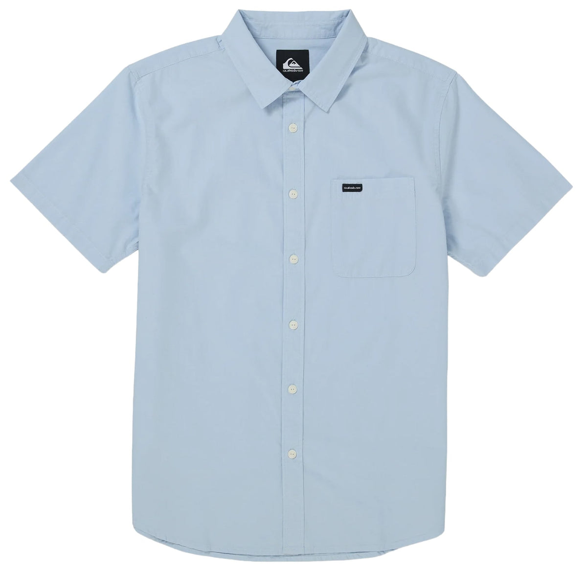Quiksilver Shore Break Classic Men's Short Sleeve Button Down Shirt - Skyway – alternate view 1