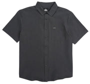 Quiksilver Ridgeport Tech Classic UPF Men's Short Sleeve Button Down Shirt - Phantom Black