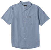 Quiksilver Shore Break Classic Men's Short Sleeve Button Down Shirt - Quiet Harbor