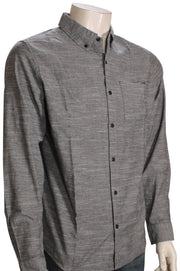 Hurley One and Only Stretch LS Button Down Shirt - Black