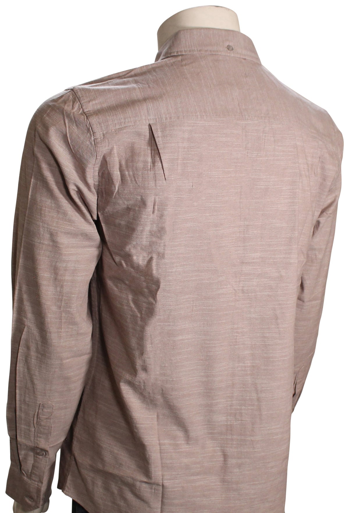 Hurley One and Only Stretch LS Button Down Shirt - Roadside – back view