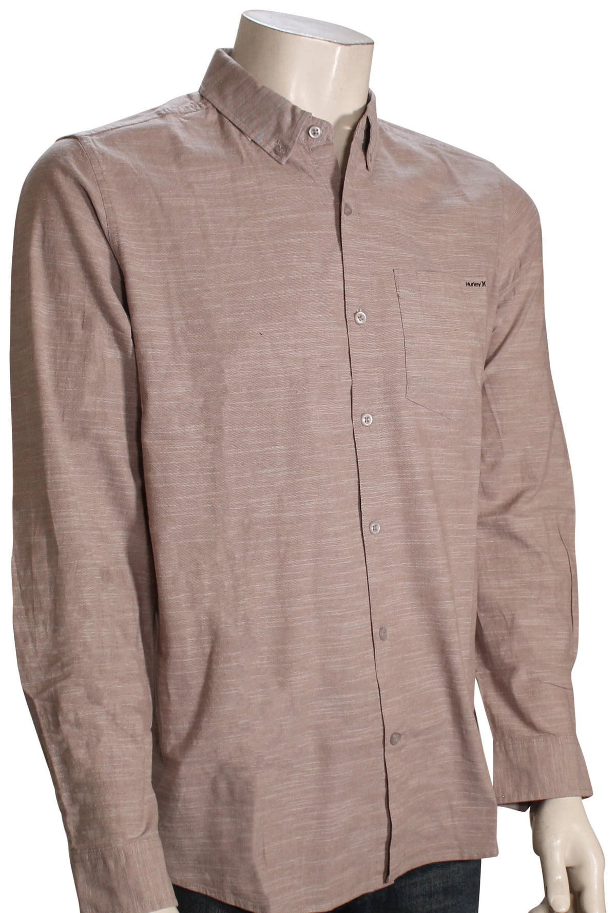 Hurley One and Only Stretch LS Button Down Shirt - Roadside