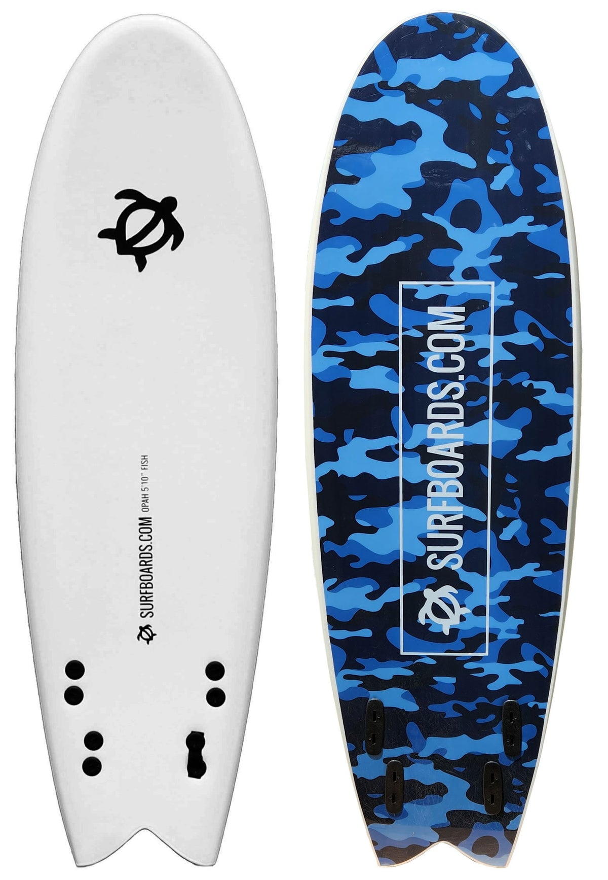 Surfboards.com Opah 5'10" Fish Surfboard - Blue Camo