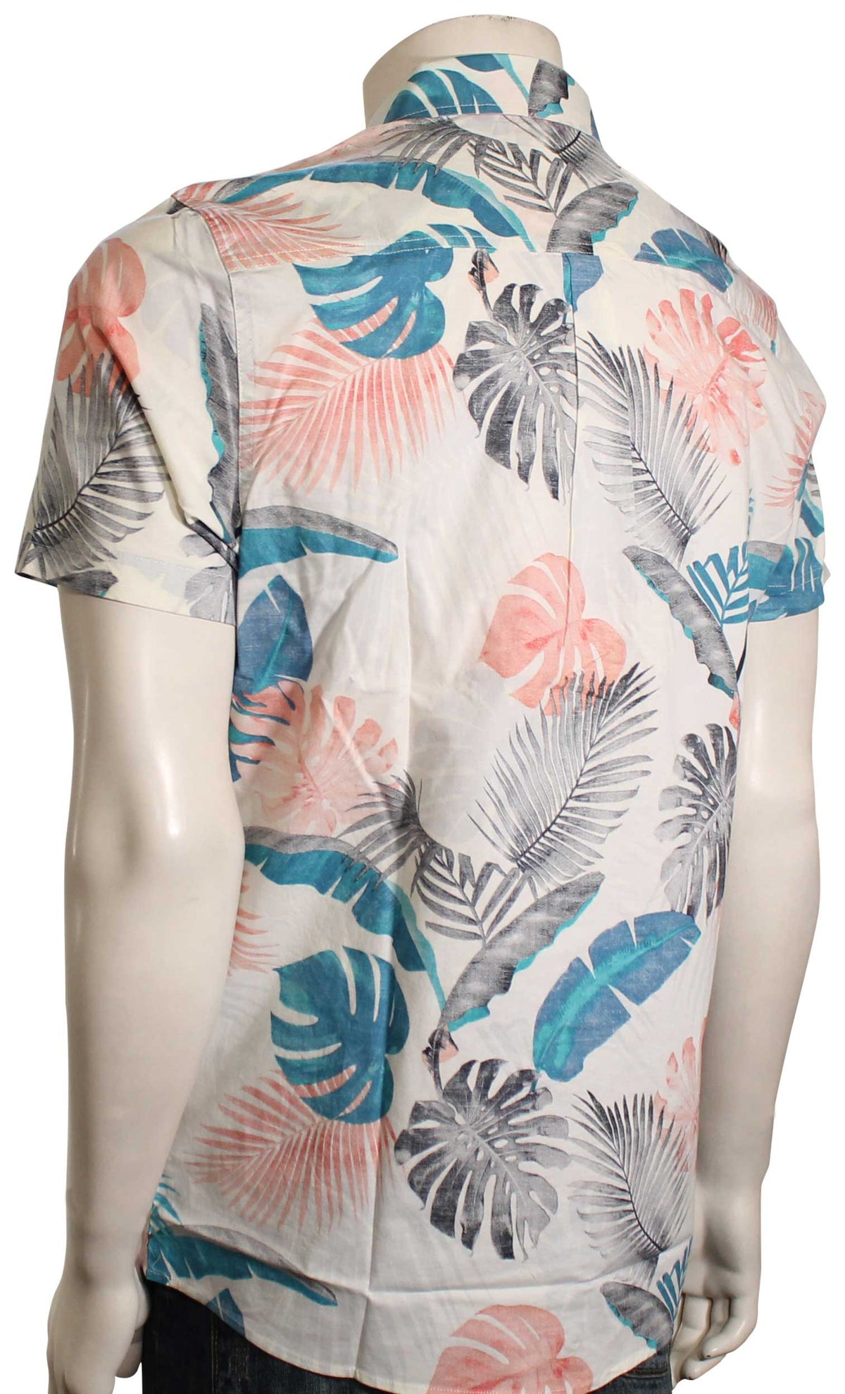 Rip Curl Bay Breeze SS Button Down Shirt - Bone, back view