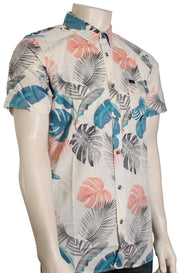 Rip Curl Bay Breeze SS Button Down Shirt - Bone, front view
