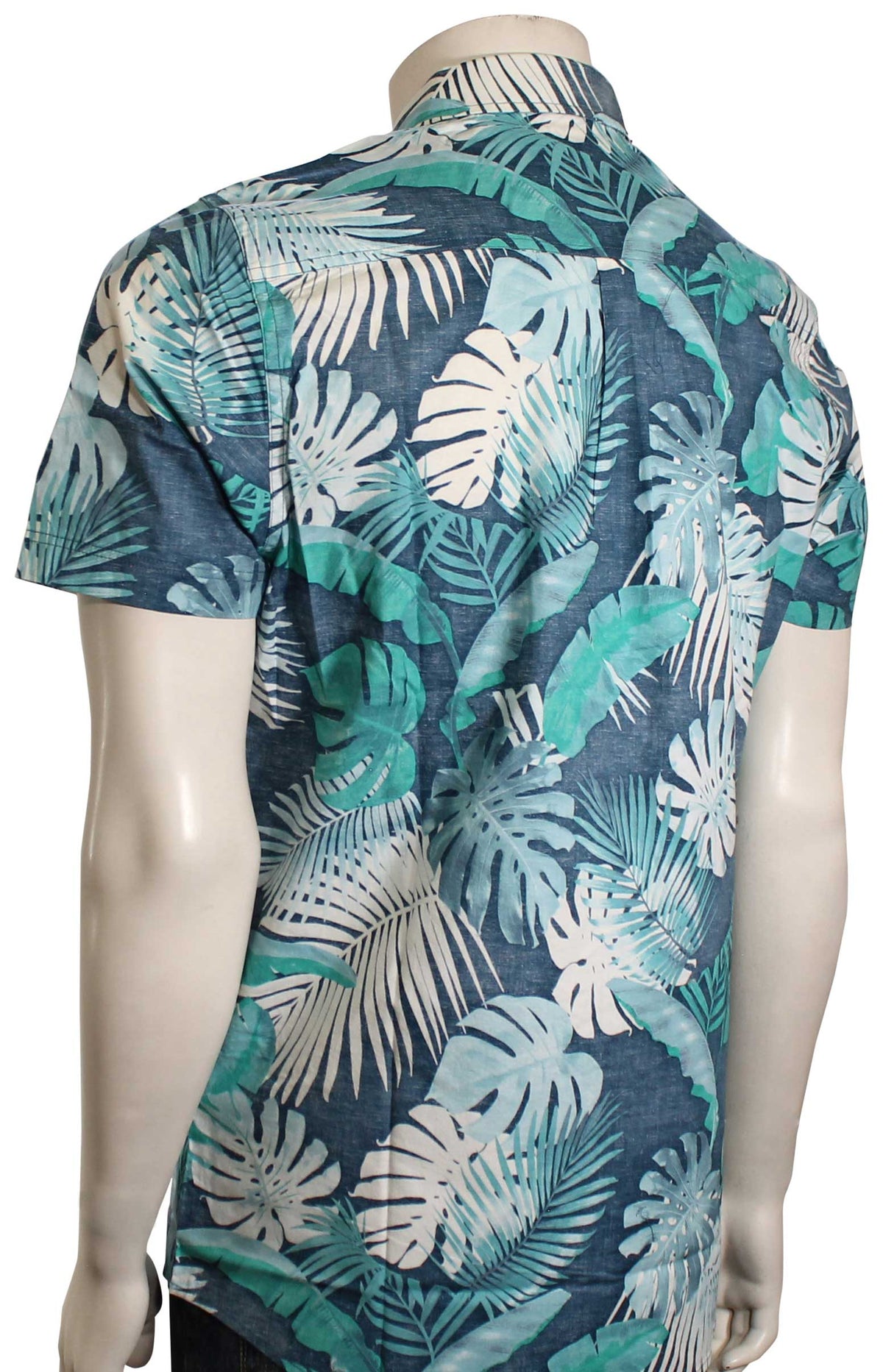 Rip Curl Bay Breeze SS Button Down Shirt - Navy, back view