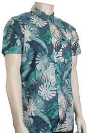 Rip Curl Bay Breeze SS Button Down Shirt - Navy, front view