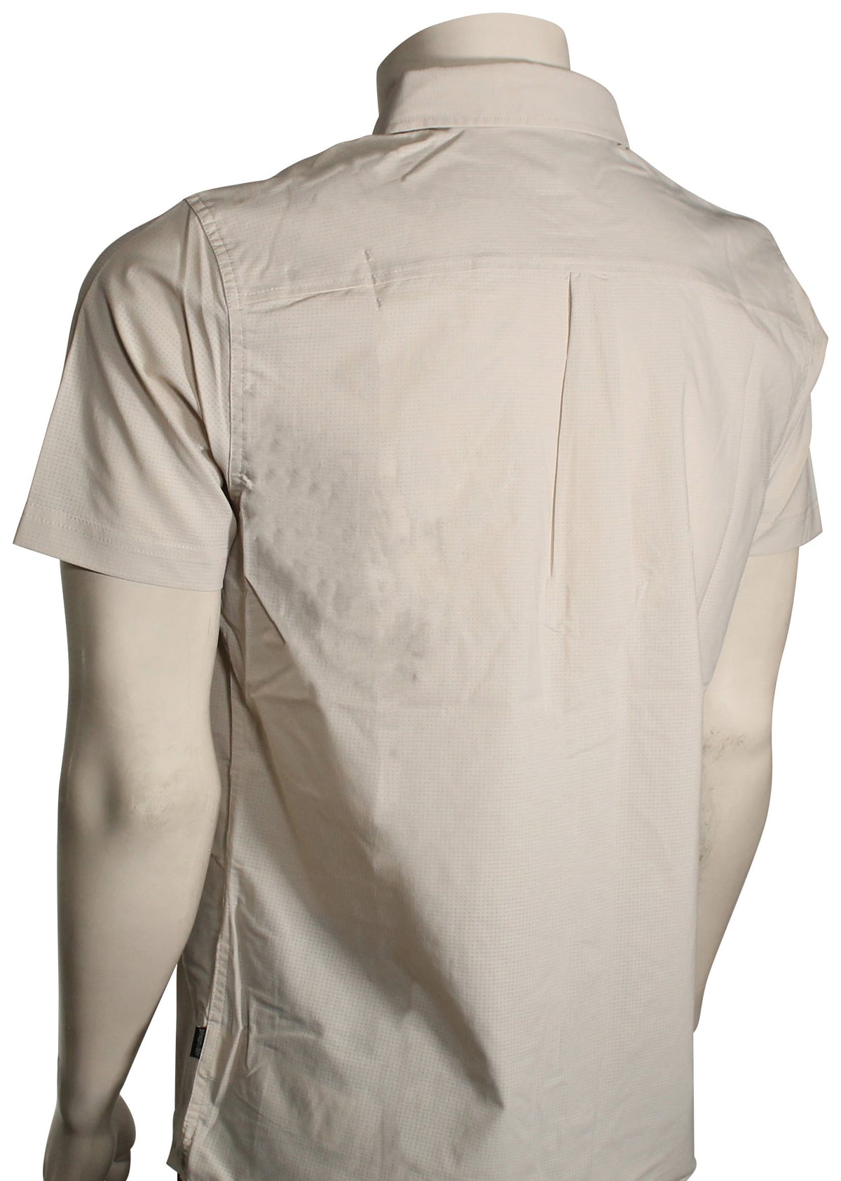 Rip Curl Surf Tech SS Button Down Shirt - Bone – back view