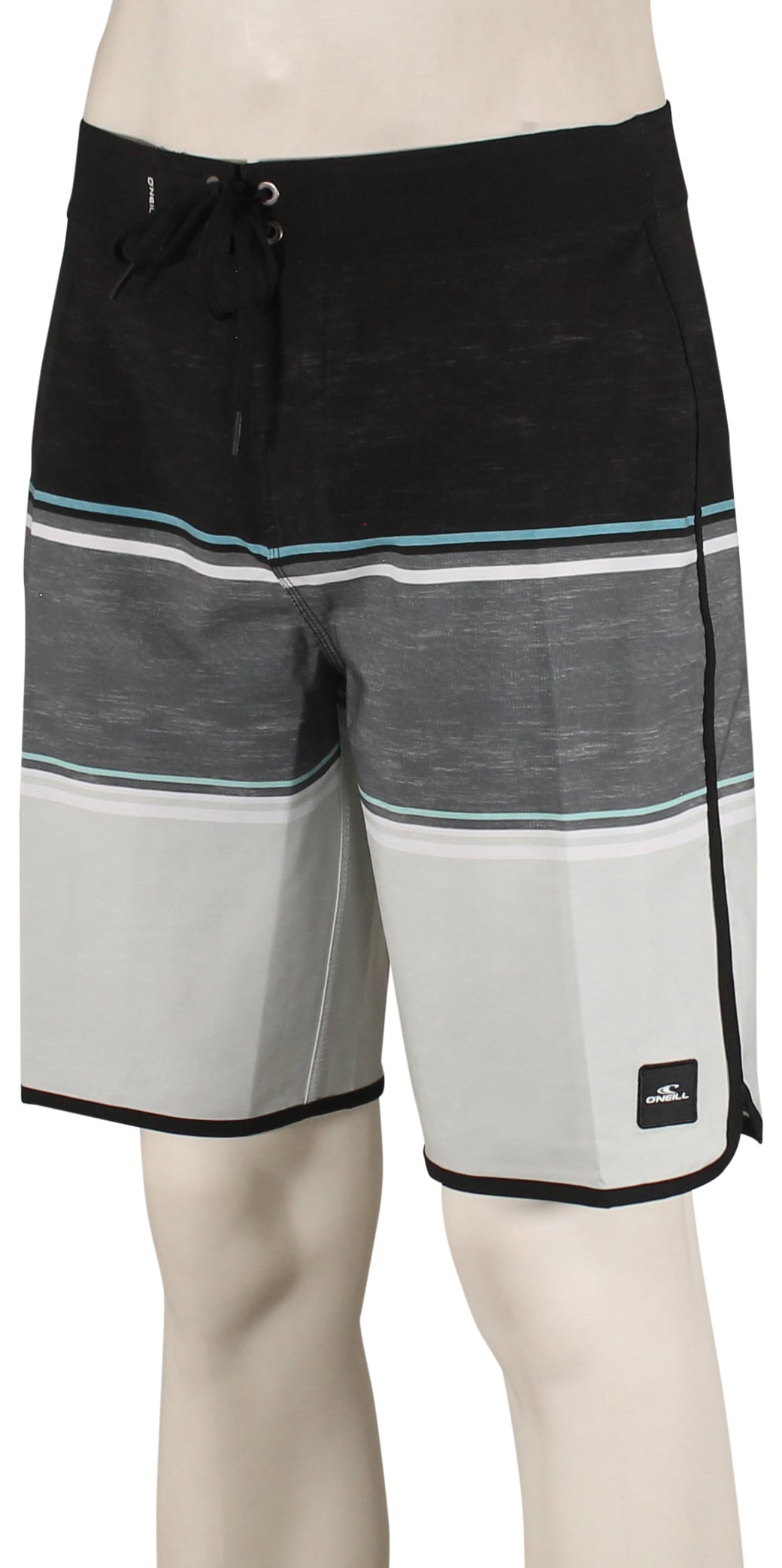 O'Neill Lennox Scallop 19" Boardshorts - Black