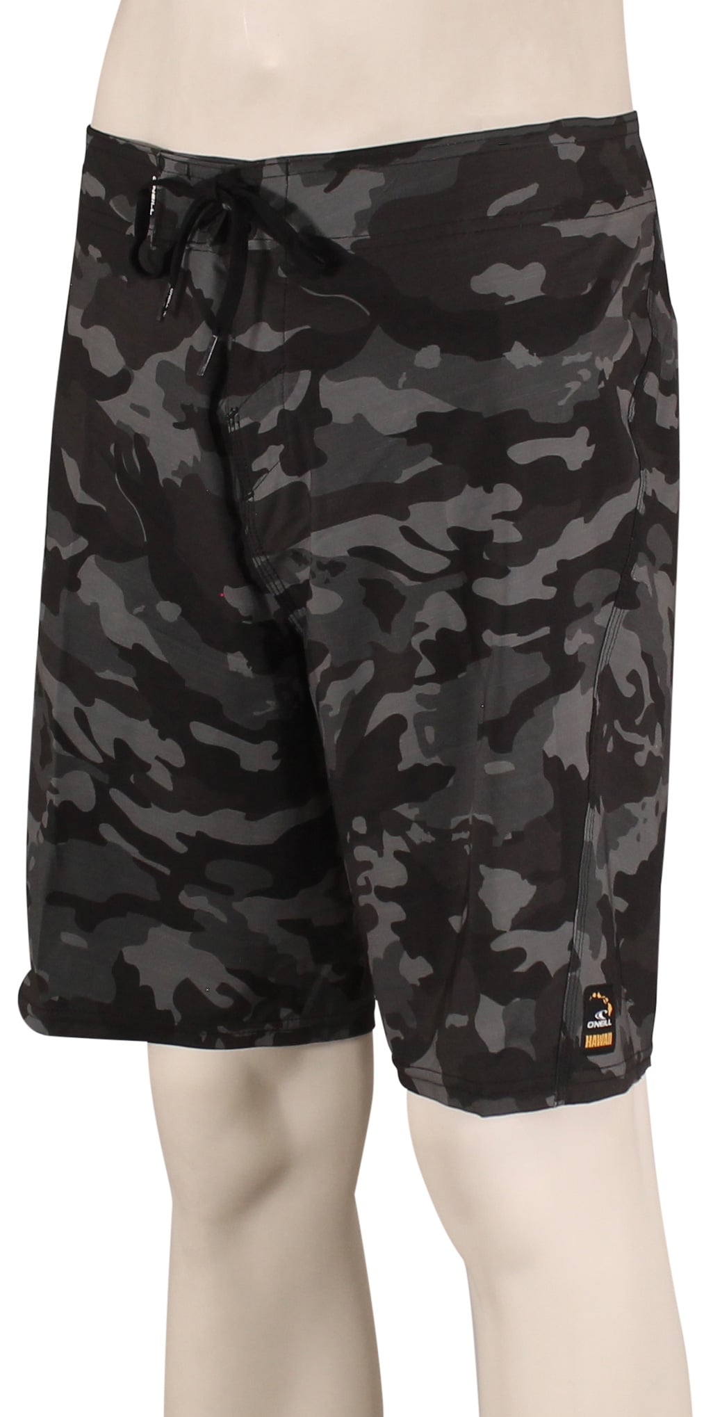 O'Neill Hyperfreak Tech Hawaii 19" Boardshorts - Black Camo