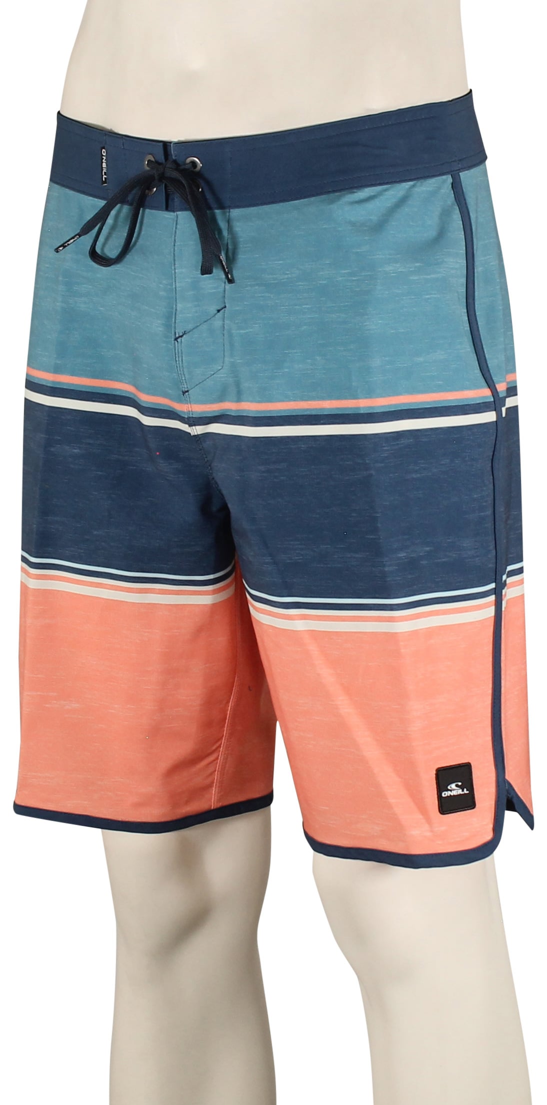 O'Neill Lennox Scallop 19" Boardshorts - Coral
