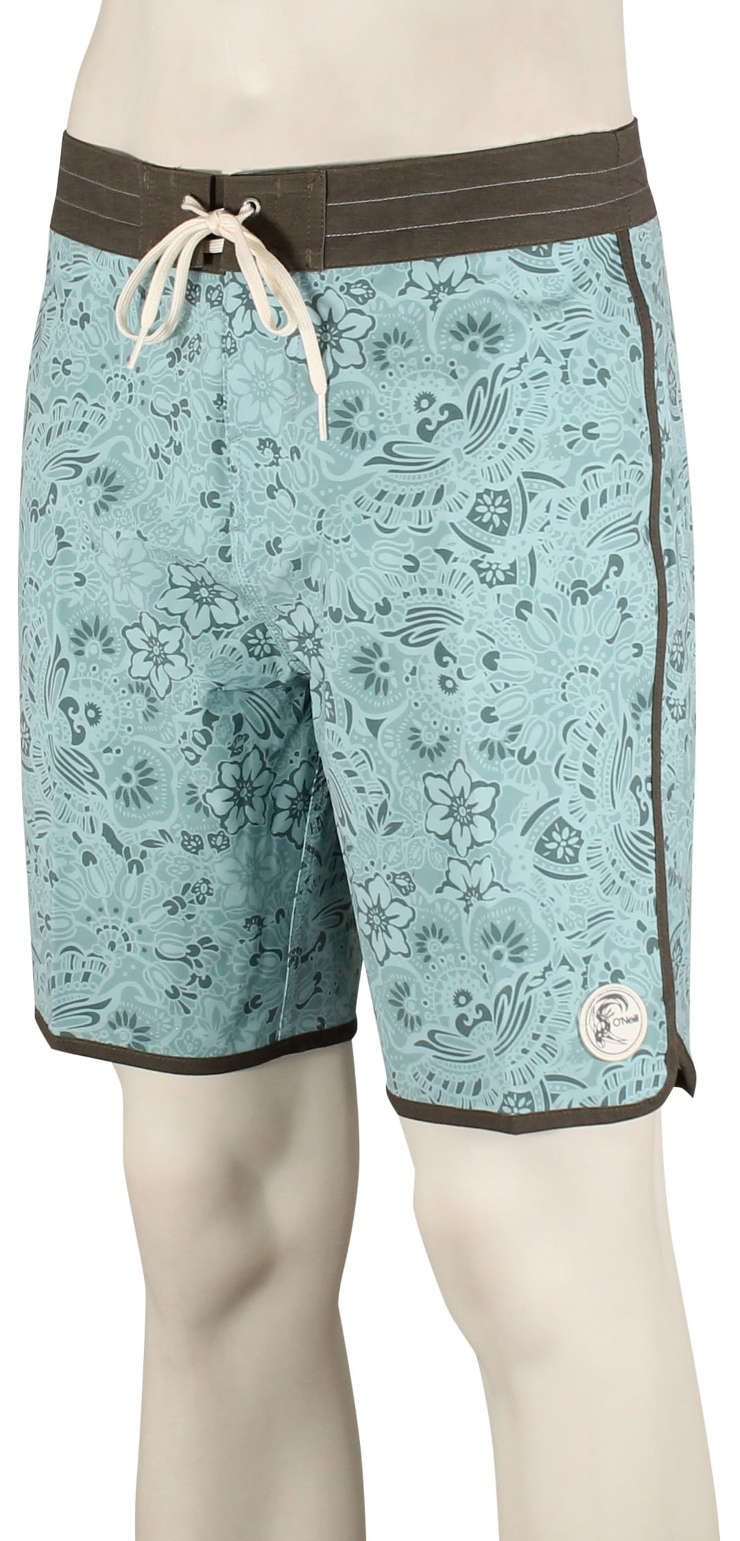 O'Neill OG Print Scallop 18" Boardshorts - Light Blue