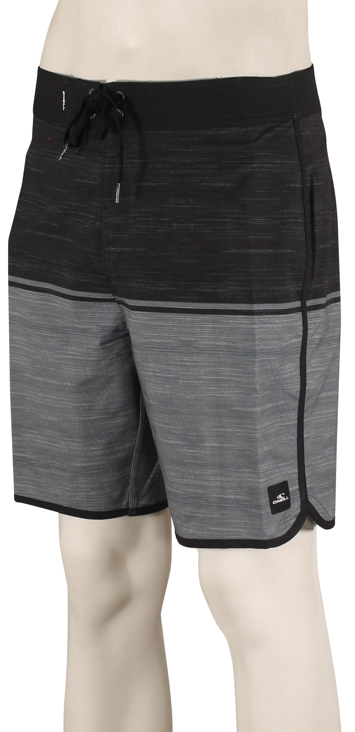 O'Neill Hyperfreak Heat Block Scallop 18" Boardshorts - Grey