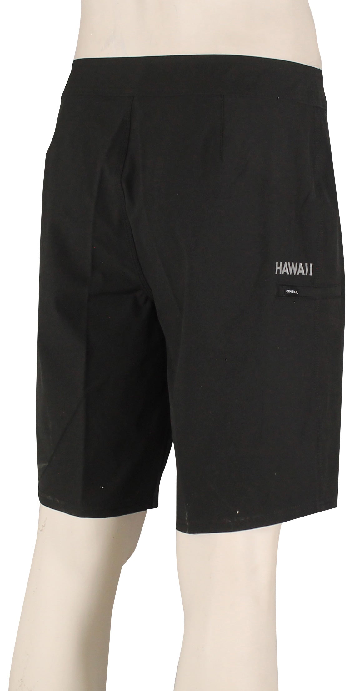 O'Neill Hyperfreak Heat Solid Hawaii 20" Boardshorts - Black – back view