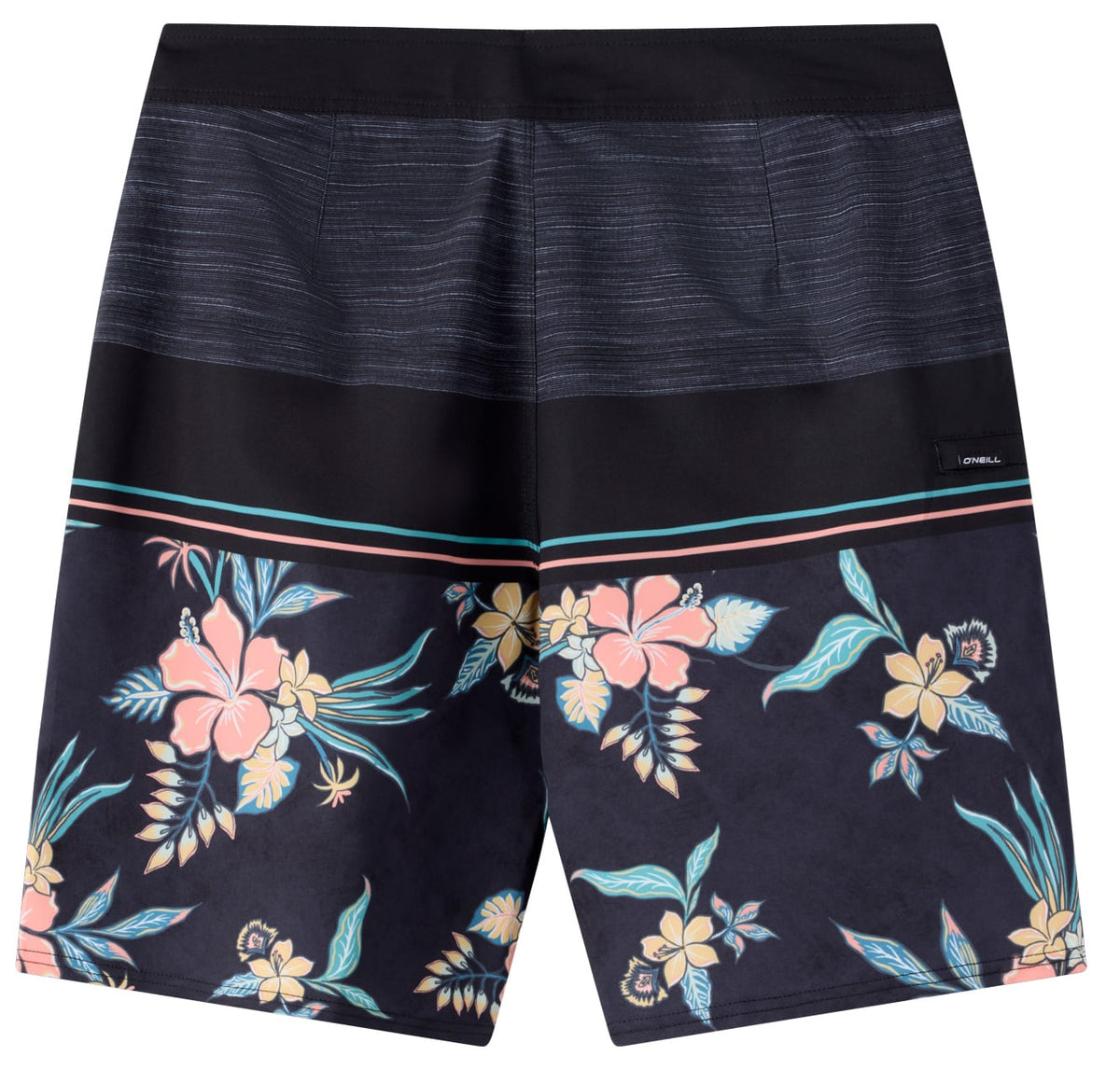 O'Neill Hyperfreak Heat Block 19" Boardshorts - Black 2 – back view