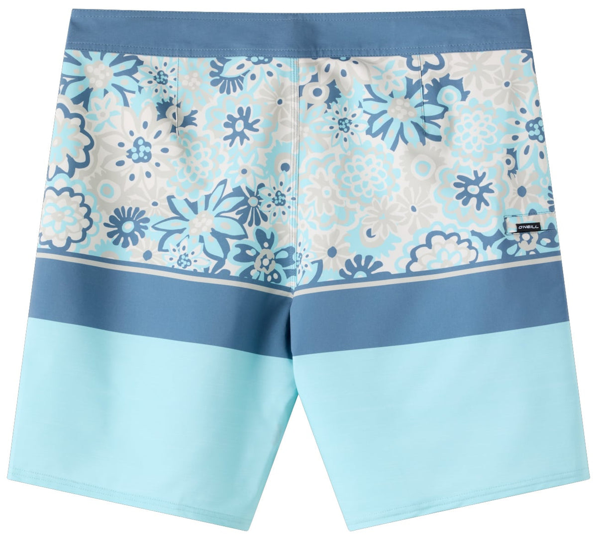 O'Neill Hyperfreak Heat Block 19" Boardshorts - Pastel Turquoise – back view