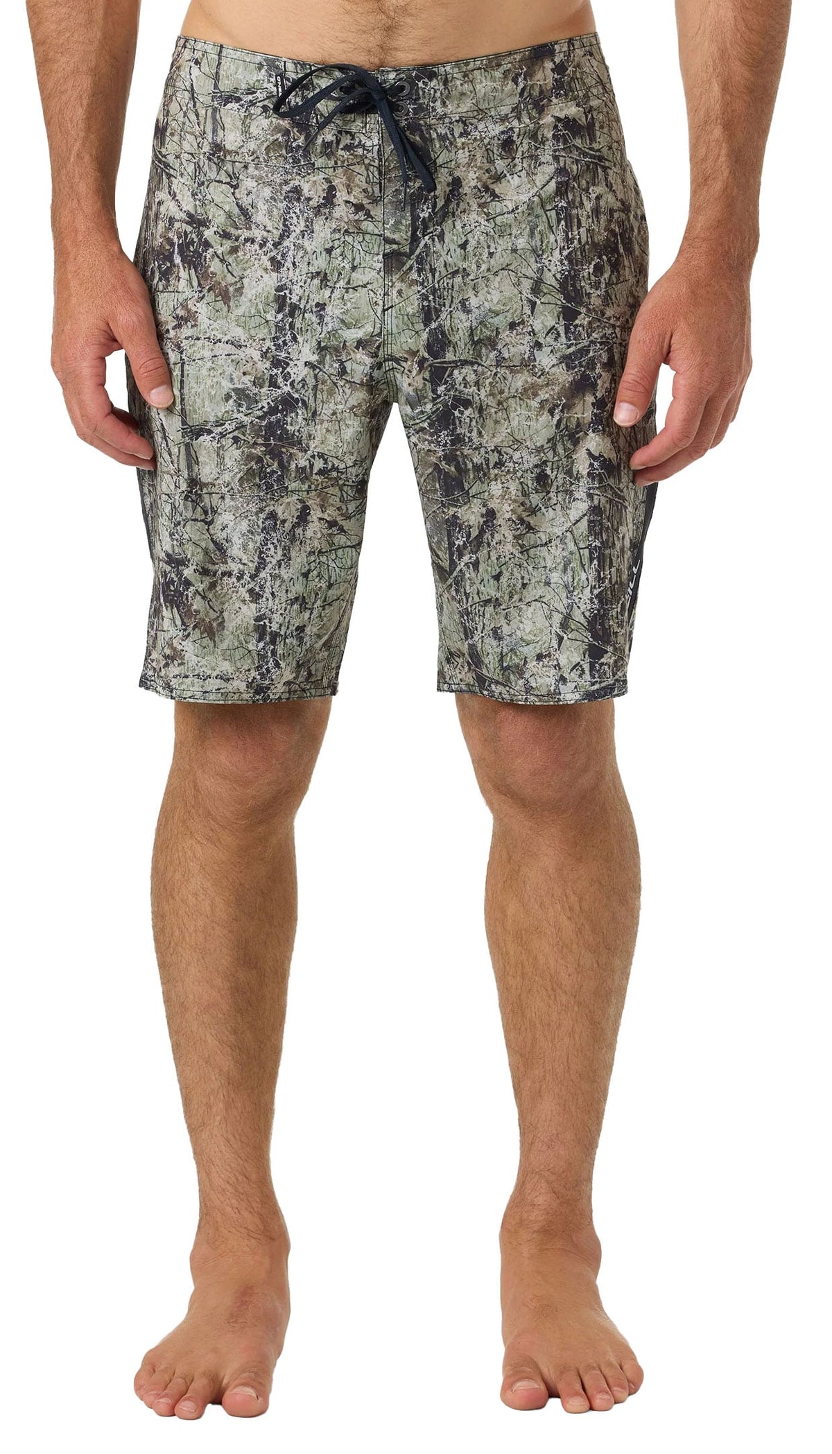 O'Neill Men's Superfreak 20" Boardshorts - Hyperfreak Stretch Swim Trunks, Seagrass – alternate view 1