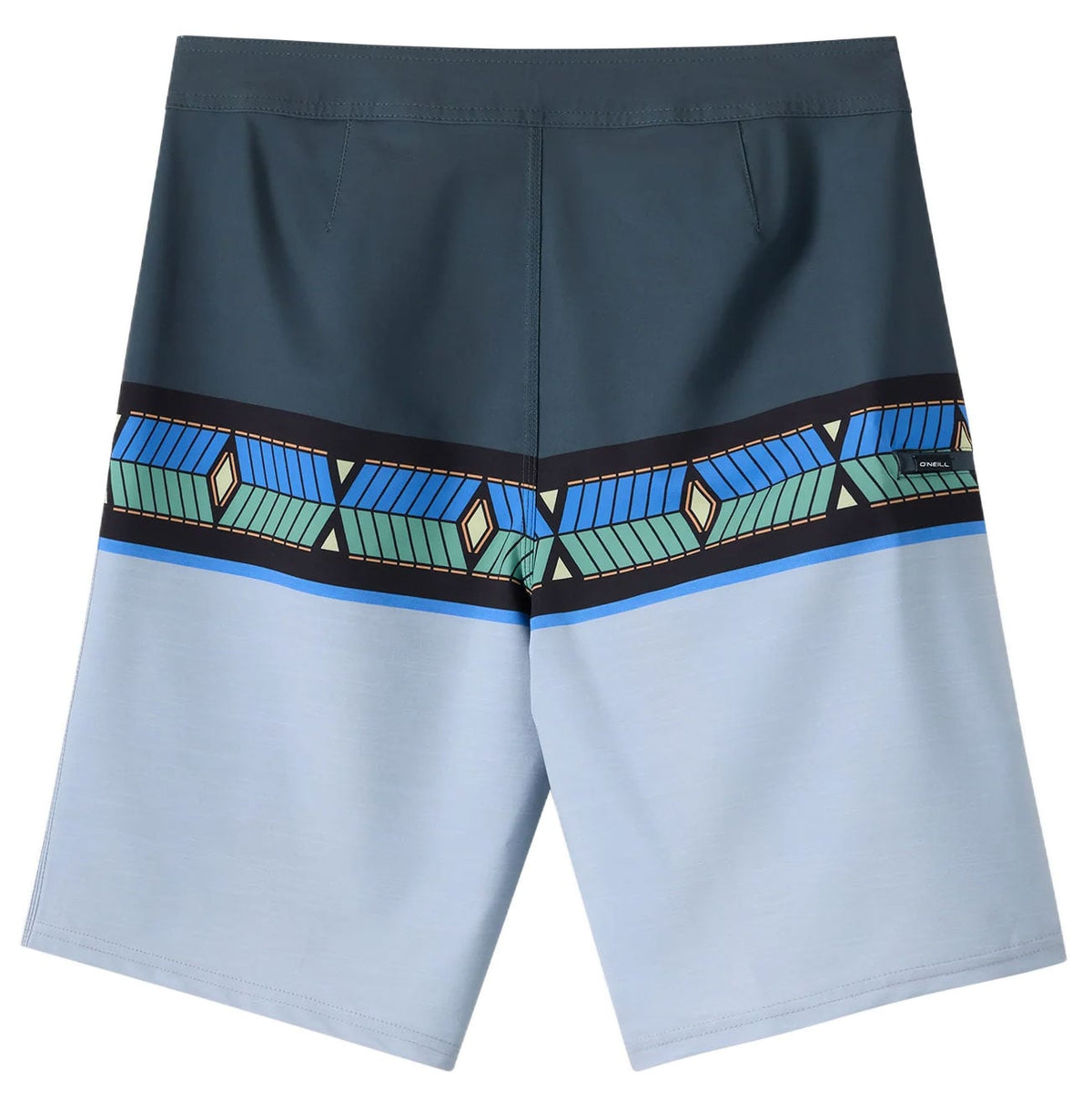 O'Neill Men's Hyperfreak Heat Block 21" Boardshorts - Stretch Swim Trunks, High Rise – back view
