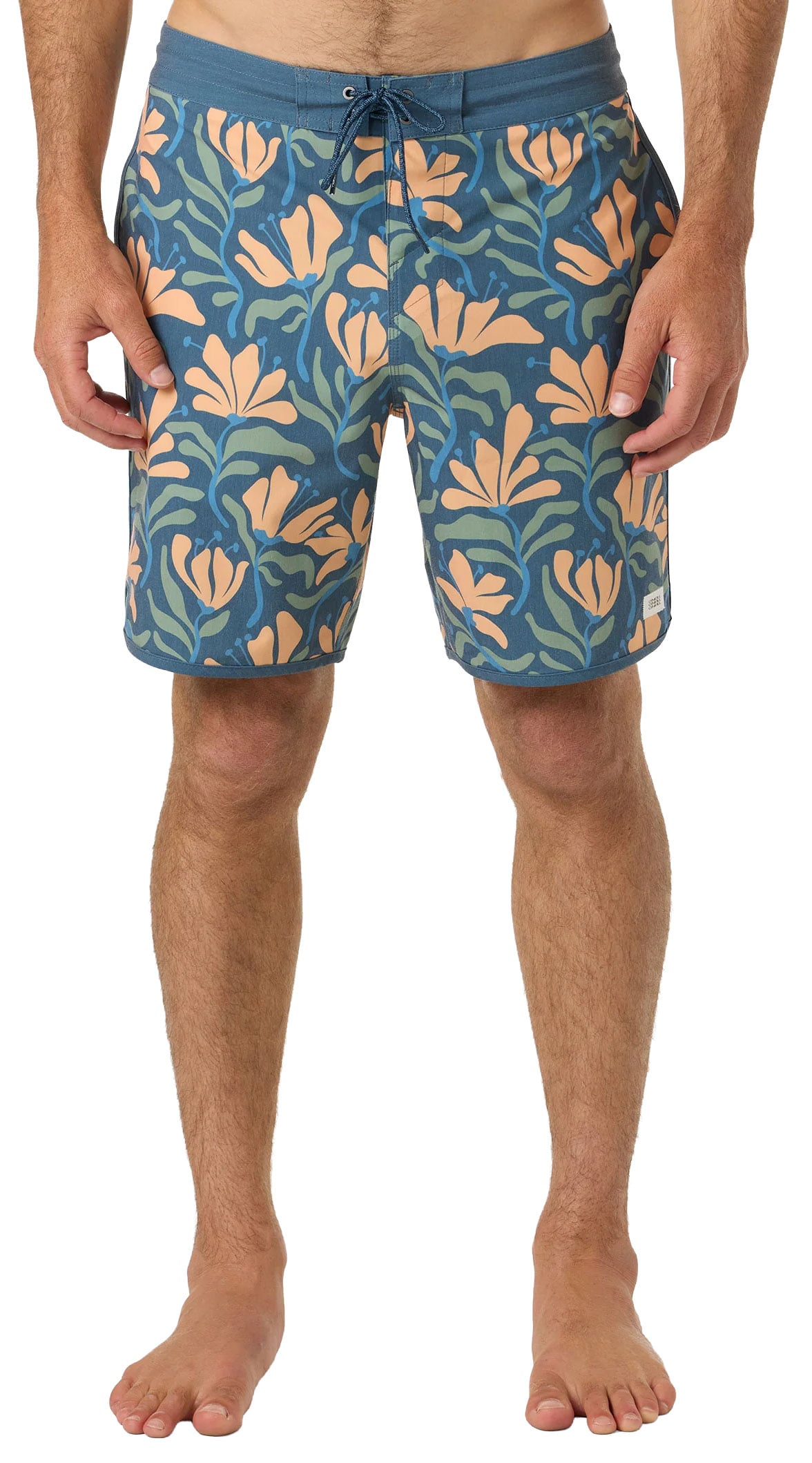 O'Neill Cruzer Scallop 18" Men's Boardshorts - Dark Slate – alternate view 1