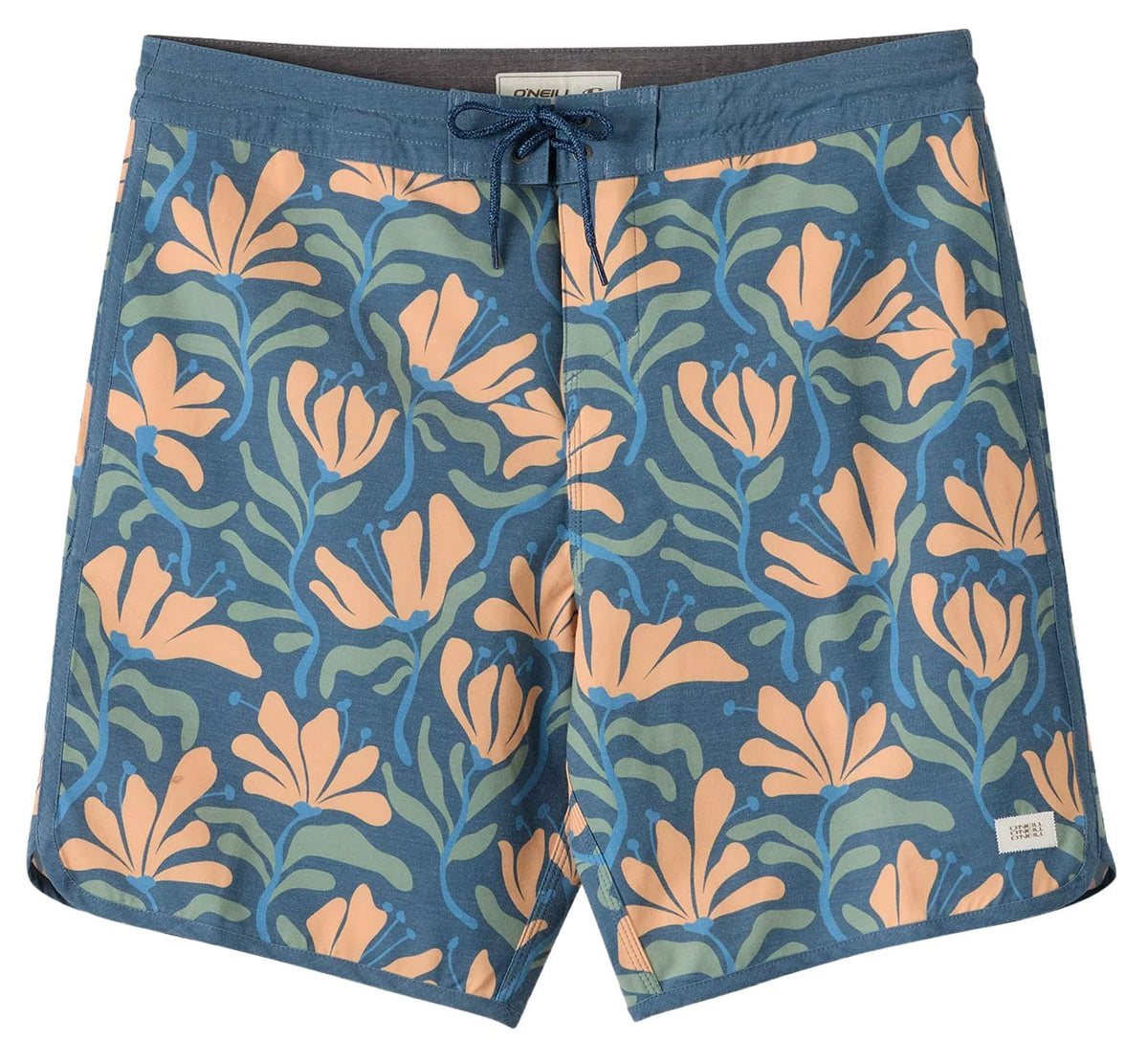 O'Neill Cruzer Scallop 18" Men's Boardshorts - Dark Slate