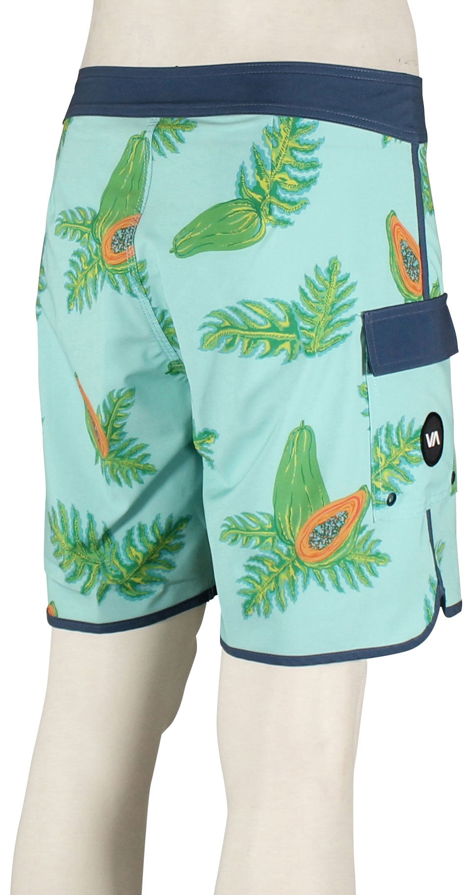 RVCA Eastern 18" Boardshorts - Seal – back view