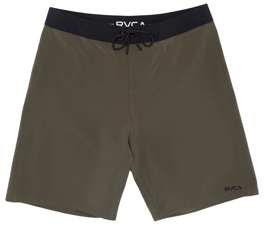 RVCA VA Solid Trunk 19" Boardshorts - Fatigue