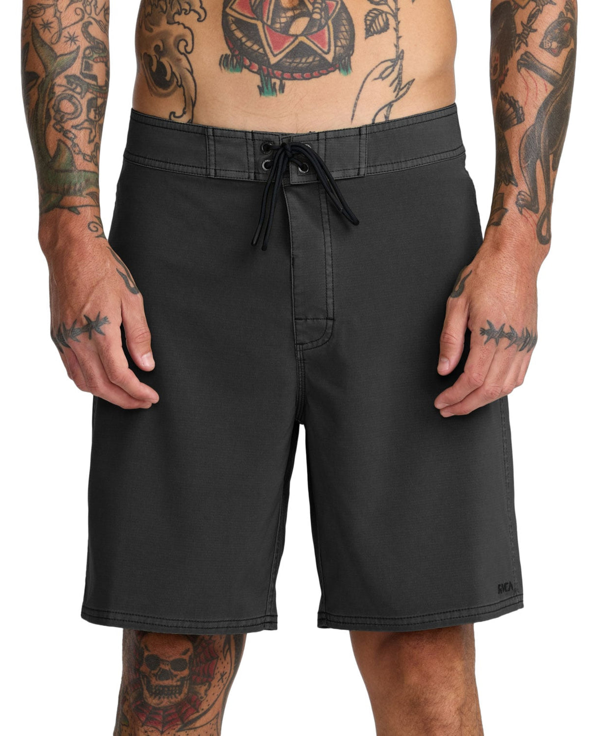 RVCA VA Pigment 19" Men's Boardshorts - RVCA Black