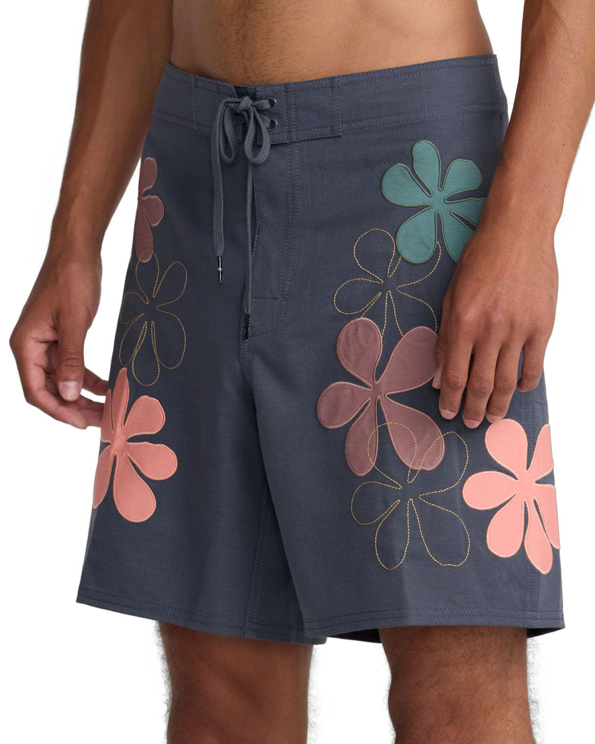 RVCA Bryce Baker 18" Men's Boardshorts - Garage Blue – alternate view 1